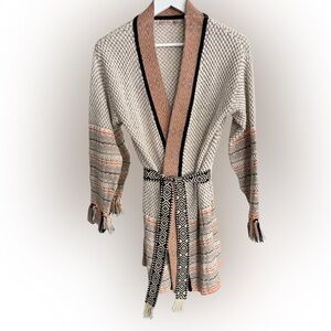 ESQUALO Textured Knit Cardigan